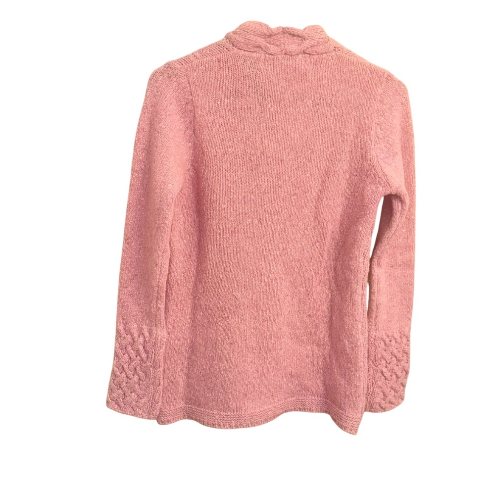 Aran sweater market Irish wool and cashmere sweater - Picture 7 of 8